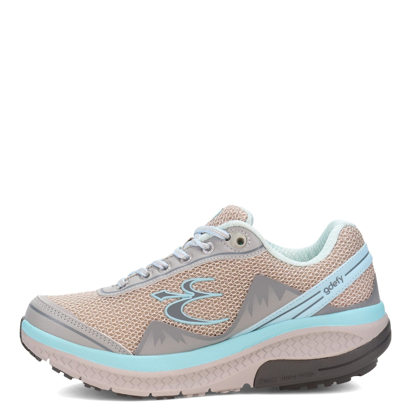 Peltz Shoes Women's Gravity Defyer Mighty Walk Walking Shoe BLUE GRAY TB9024FGU