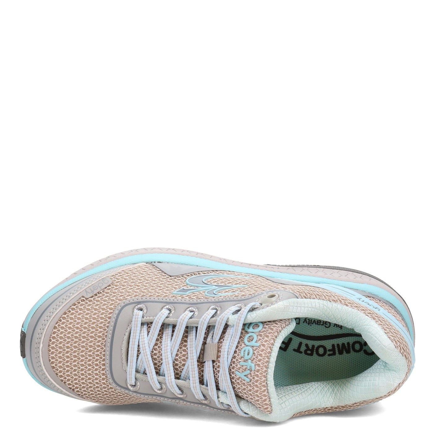 Peltz Shoes Women's Gravity Defyer Mighty Walk Walking Shoe BLUE GRAY TB9024FGU