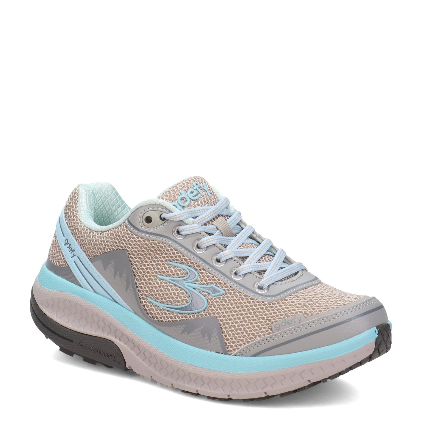 Peltz Shoes Women's Gravity Defyer Mighty Walk Walking Shoe BLUE GRAY TB9024FGU