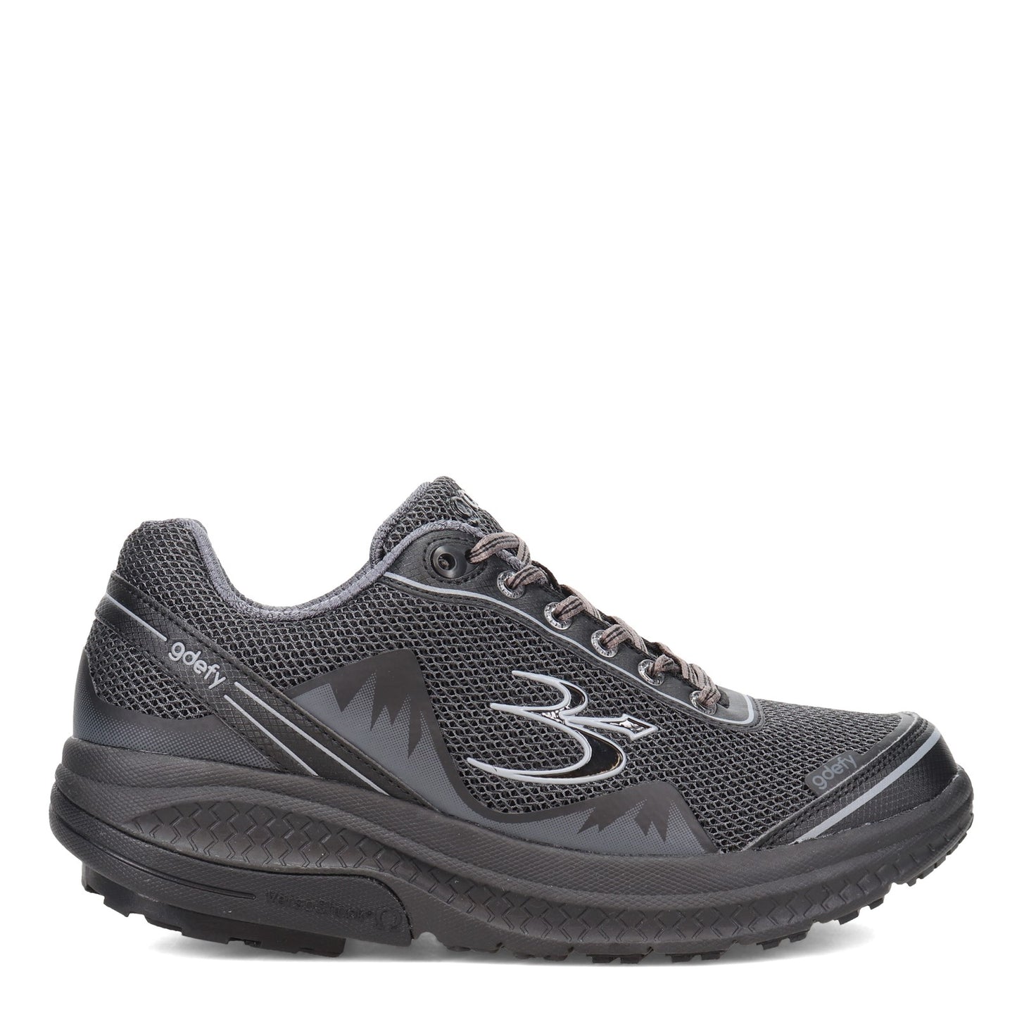 Peltz Shoes Men's Gravity Defyer Mighty Walk Walking Shoe BLACK TB9024MBL