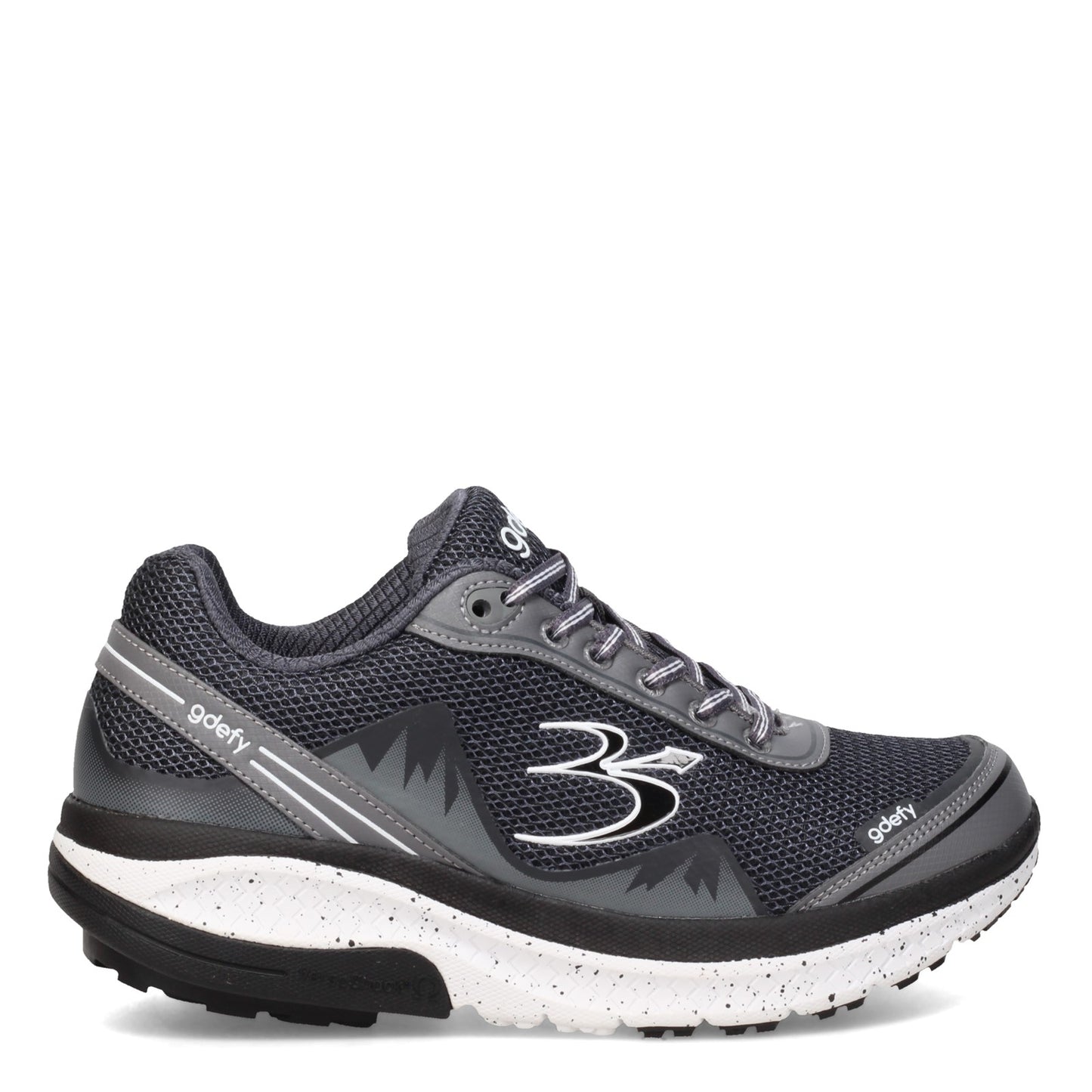 Peltz Shoes Men's Gravity Defyer Mighty Walk Walking Shoe GRAY TB9024MGS
