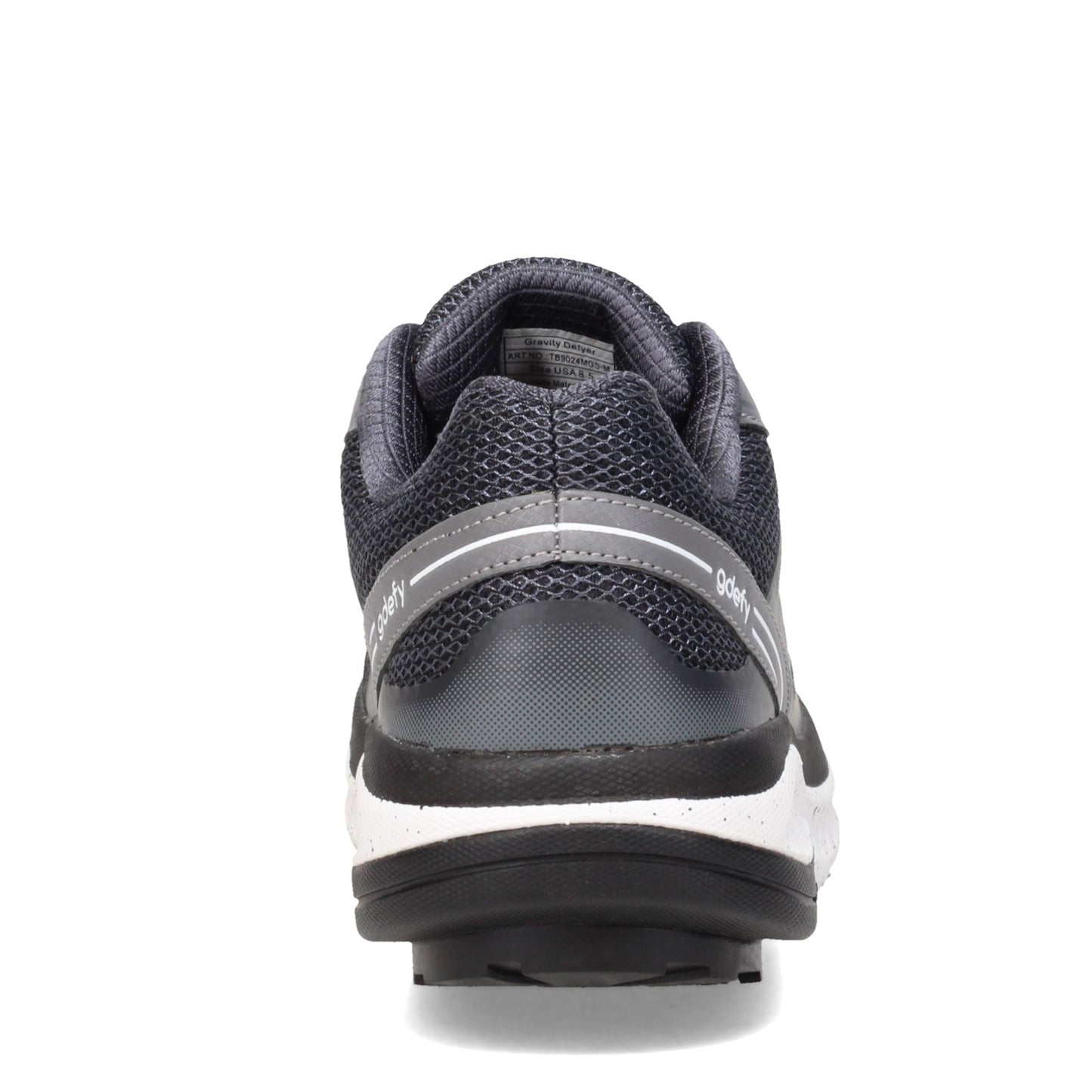 Peltz Shoes Men's Gravity Defyer Mighty Walk Walking Shoe GRAY TB9024MGS
