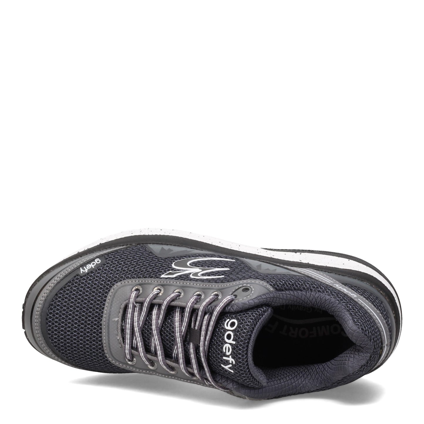 Peltz Shoes Men's Gravity Defyer Mighty Walk Walking Shoe GRAY TB9024MGS