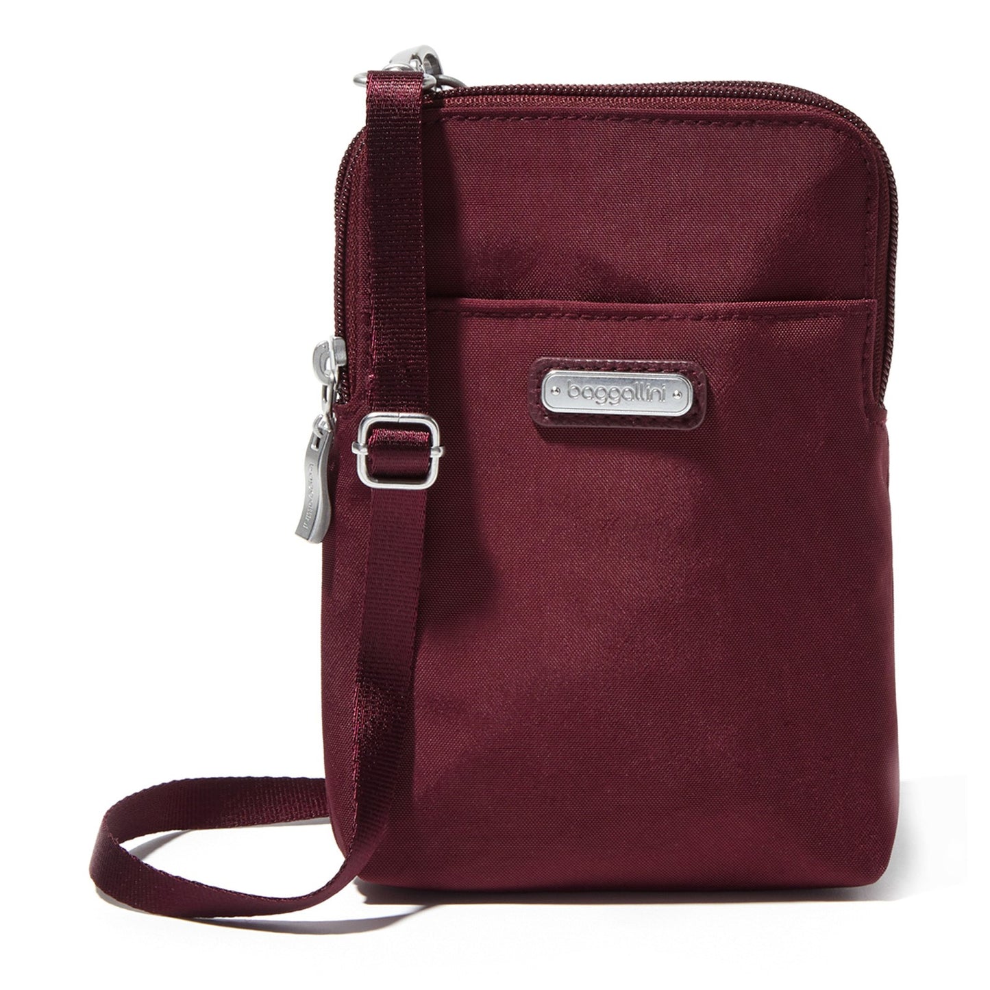 Peltz Shoes Baggilini Take Two Rfid Bryant Crossbody DARK CHERRY TBR401-DK CHERR