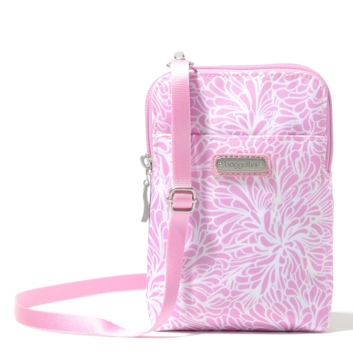 Peltz Shoes Women's Baggillini Take Two Rfid Bryant Crossbody PINK BLOSSOM TBR401-PNK BLSM