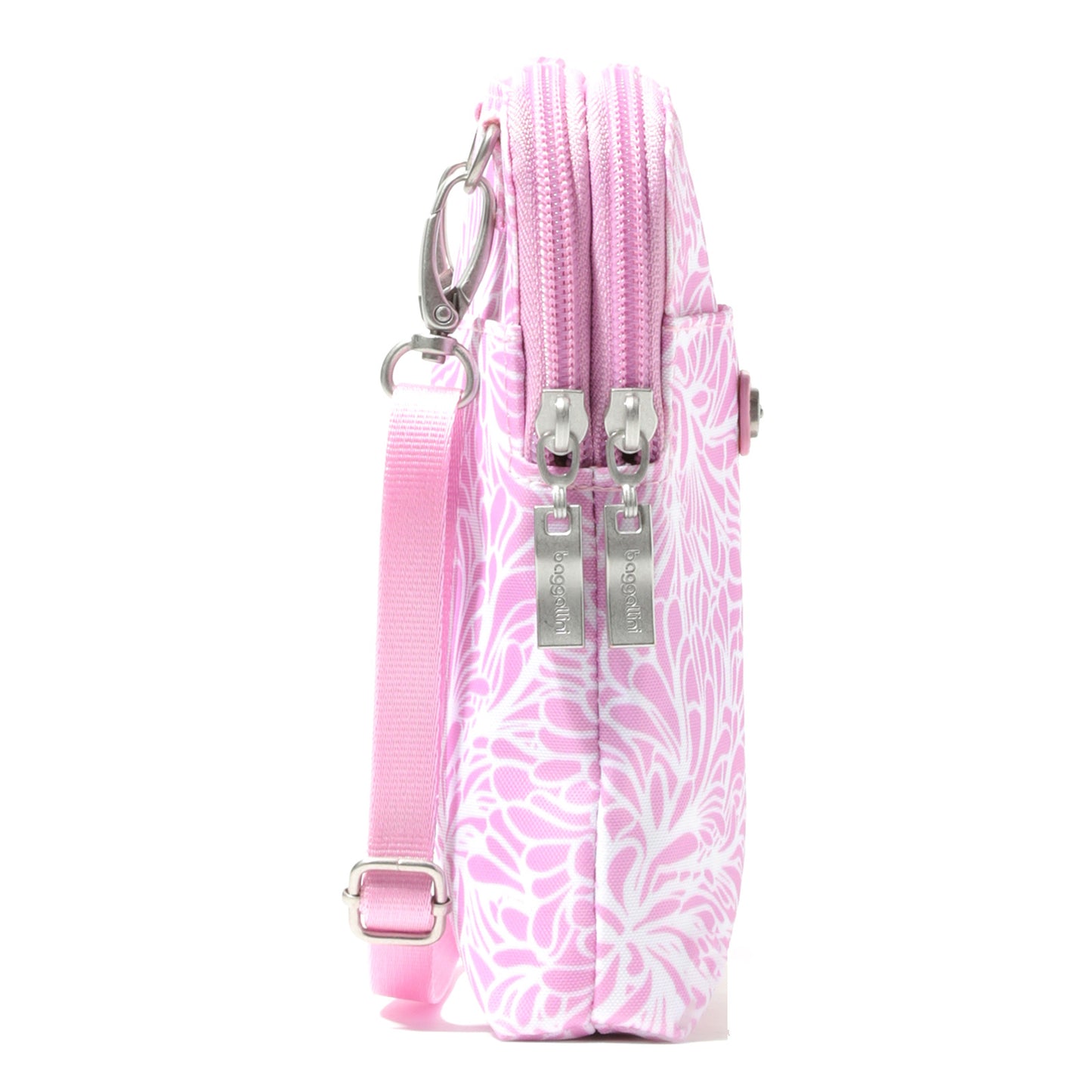 Peltz Shoes Women's Baggillini Take Two Rfid Bryant Crossbody PINK BLOSSOM TBR401-PNK BLSM
