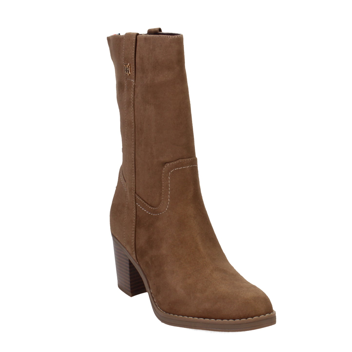 Peltz Shoes Women's Tommy Hilfiger Theal Boot GREY THEAL-DGR01