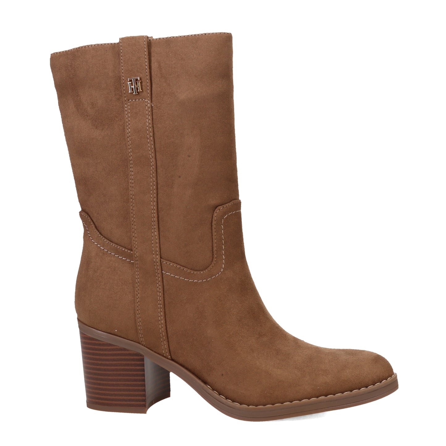Peltz Shoes Women's Tommy Hilfiger Theal Boot GREY THEAL-DGR01