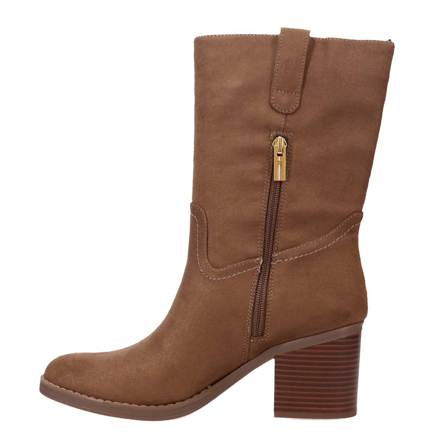 Peltz Shoes Women's Tommy Hilfiger Theal Boot GREY THEAL-DGR01