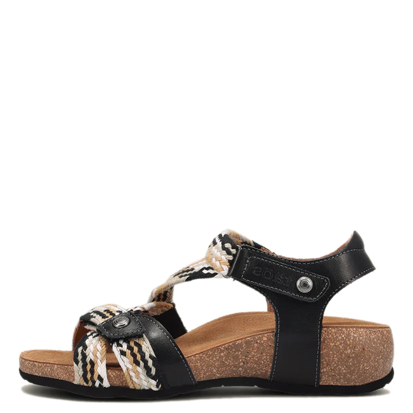 Peltz Shoes Women's Taos Trulie Sandal Black Multi TLE-1398-BLKM