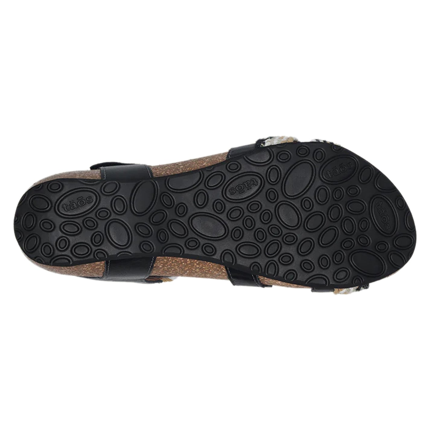 Peltz Shoes Women's Taos Trulie Sandal Black Multi TLE-1398-BLKM