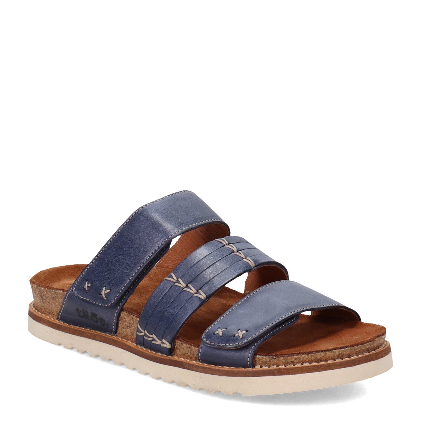 Peltz Shoes Women's Taos Tremendous Sandal Dark Blue TMD-7643-DKBL