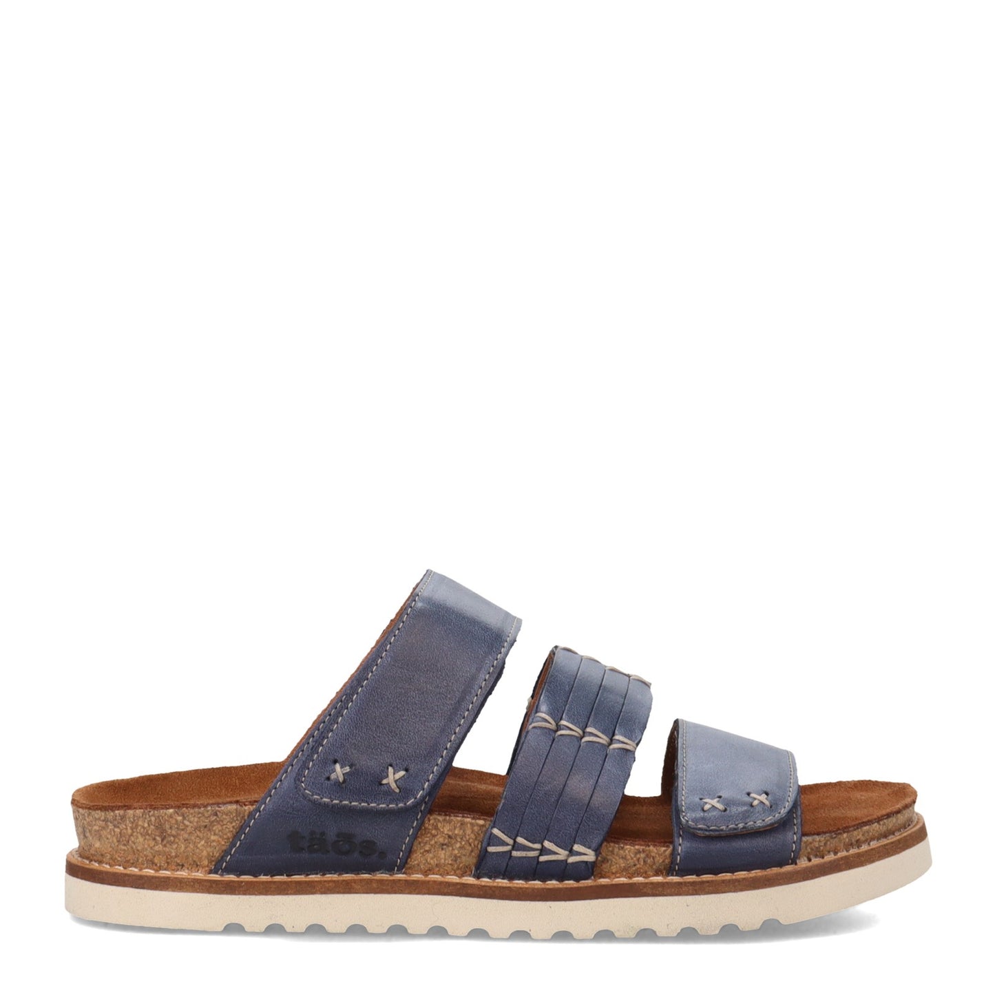 Peltz Shoes Women's Taos Tremendous Sandal Dark Blue TMD-7643-DKBL