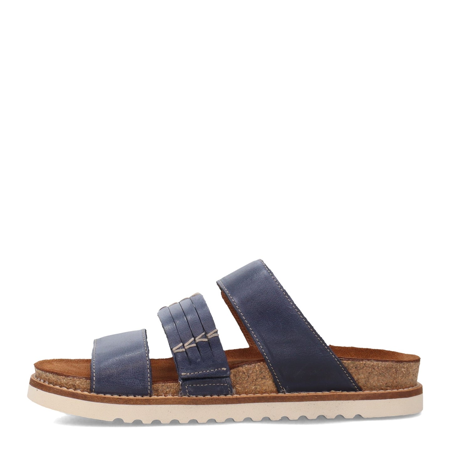 Peltz Shoes Women's Taos Tremendous Sandal Dark Blue TMD-7643-DKBL