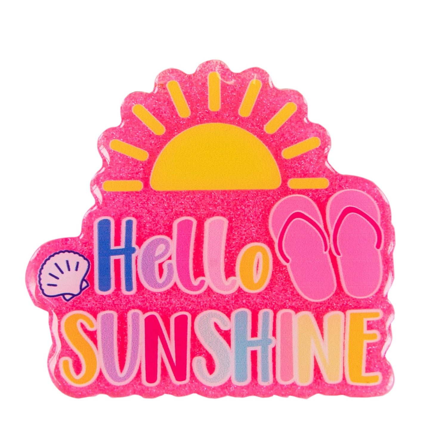 Peltz Shoes Simply Southern Bag Charm Hello Sunshine TOTE CHARM HELL