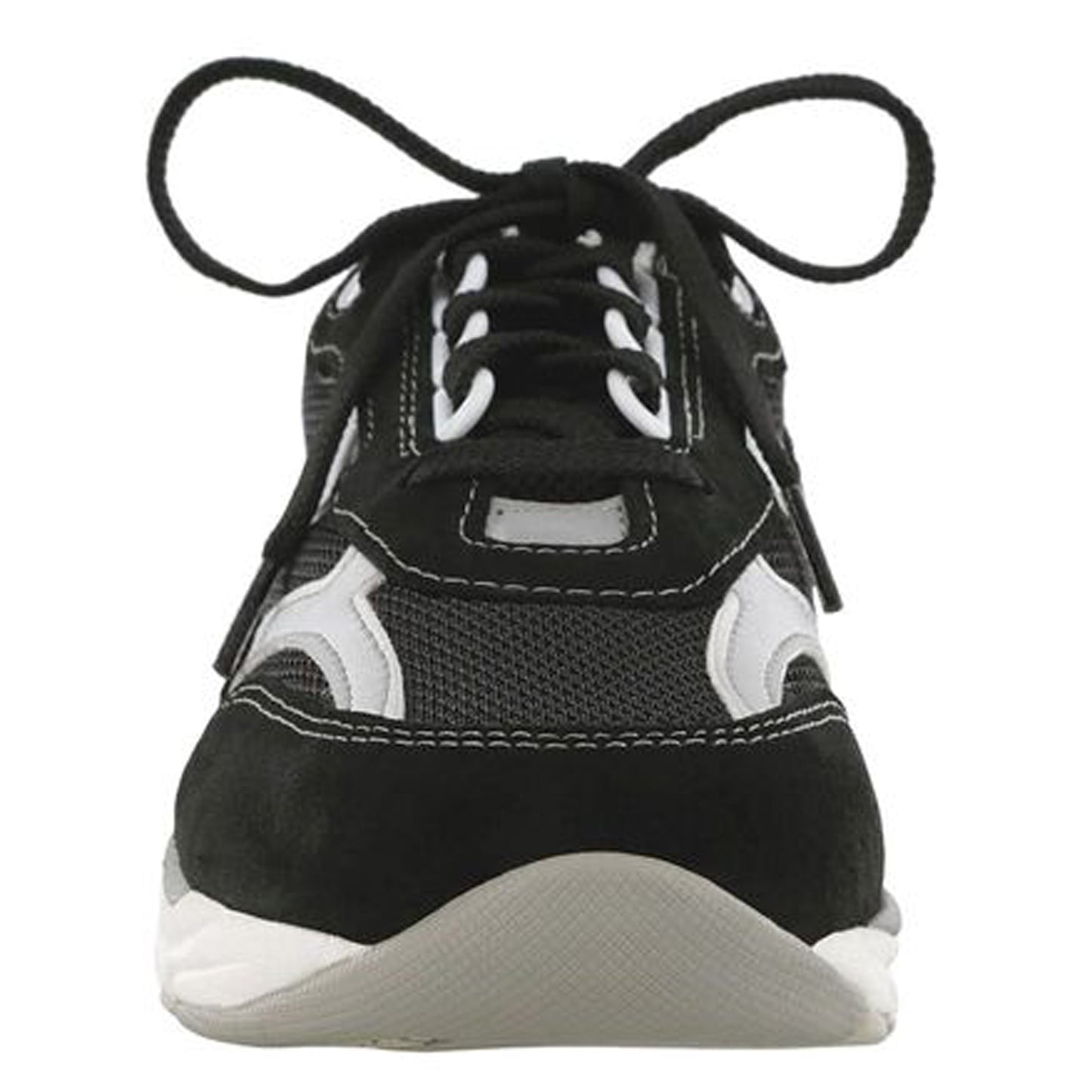 Peltz Shoes Women's SAS Tour Mesh Sneaker BLACK SILVER TOUR MESH-BKSIL