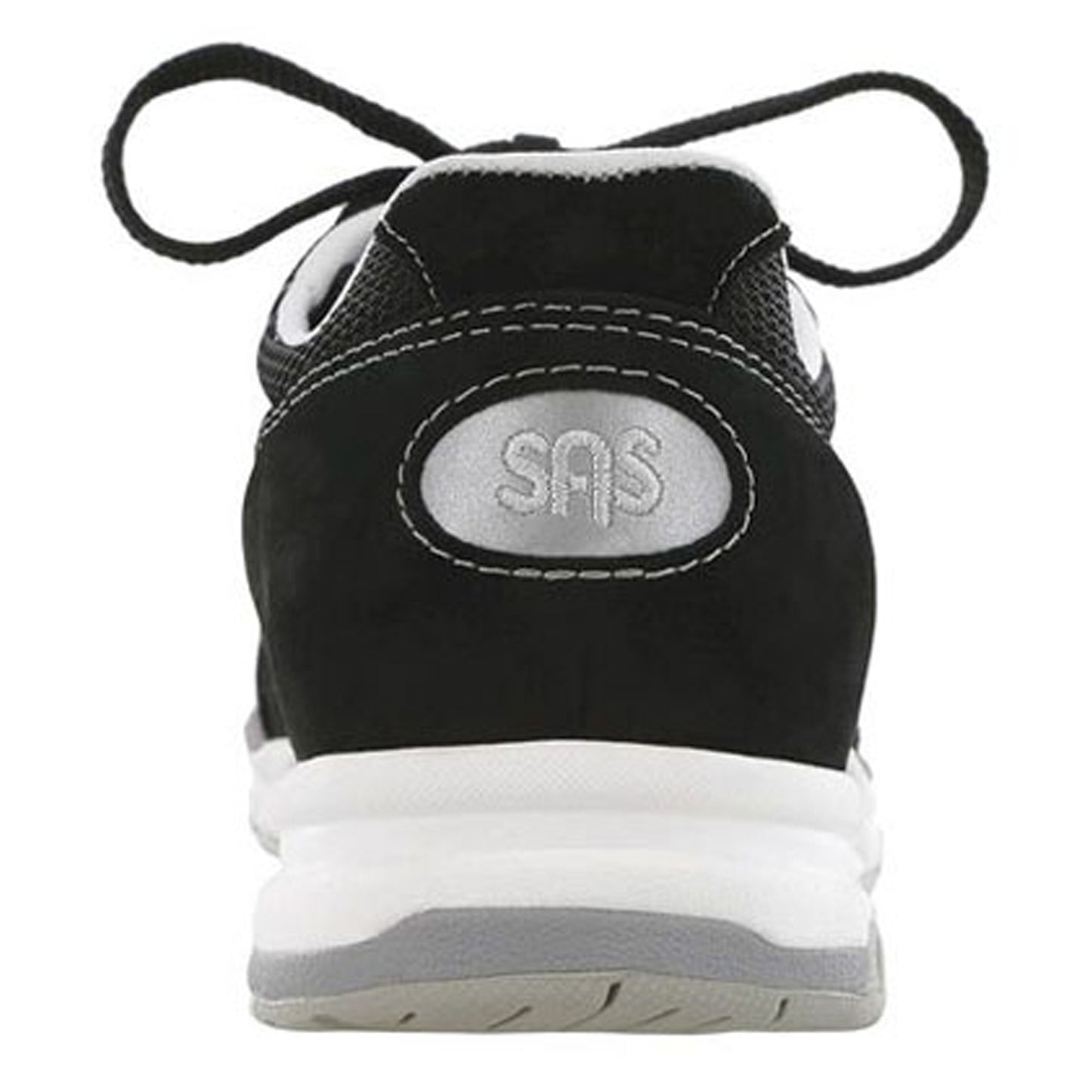 Peltz Shoes Women's SAS Tour Mesh Sneaker BLACK SILVER TOUR MESH-BKSIL