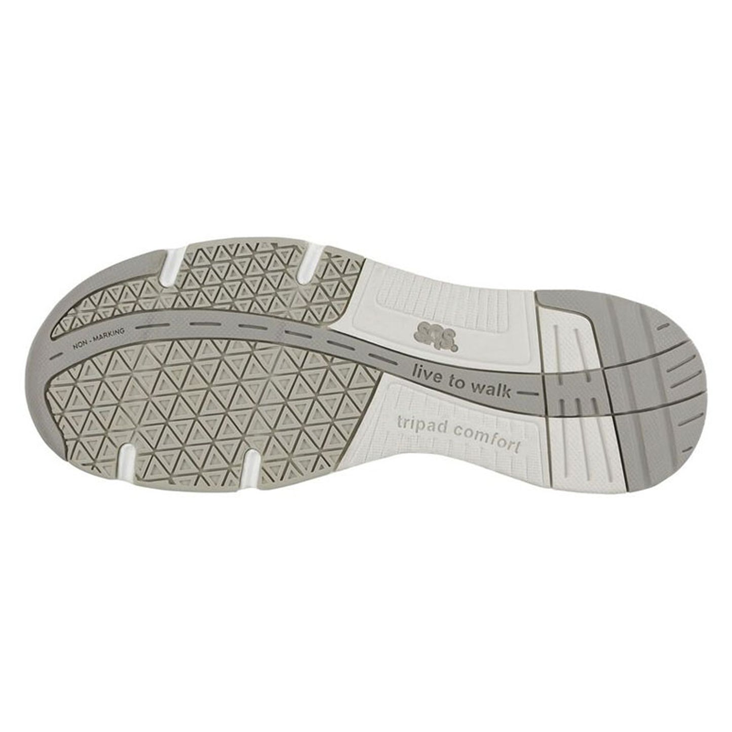 Peltz Shoes Women's SAS Tour Mesh Sneaker BLACK SILVER TOUR MESH-BKSIL