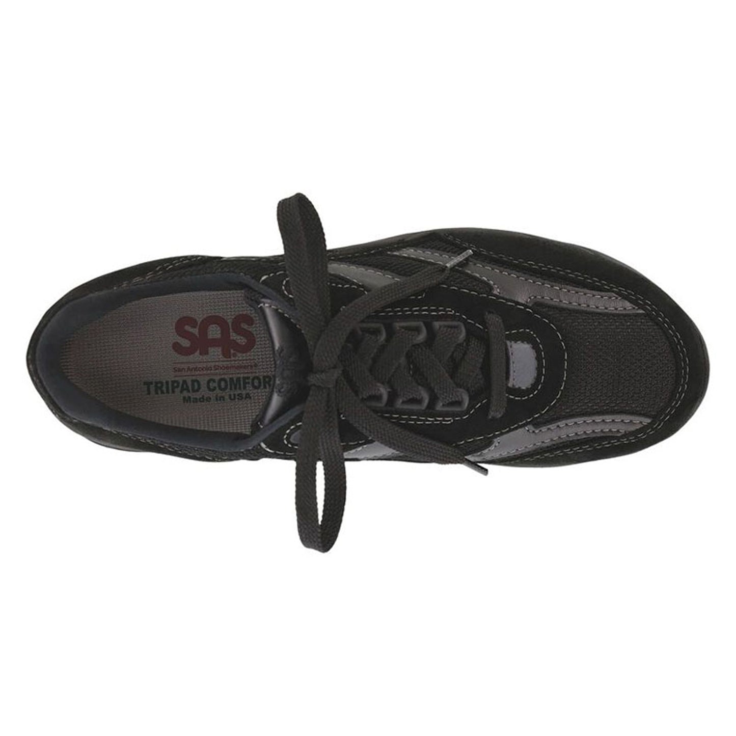Peltz Shoes Women's SAS Tour Mesh Sneaker BLACK TOUR MESH-BLK