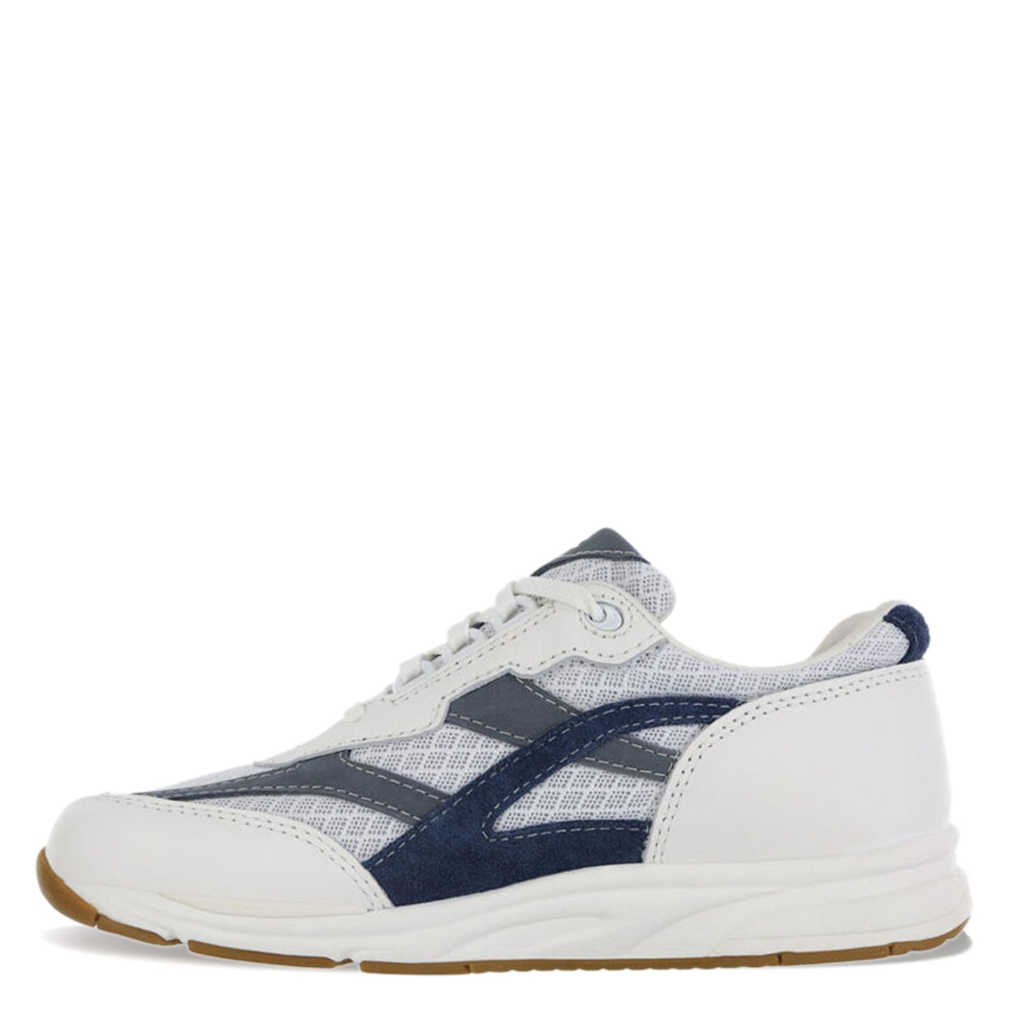 Peltz Shoes Women's SAS Tour Mesh Sneaker WHITE BLUE MULTI TOUR MESH-LV