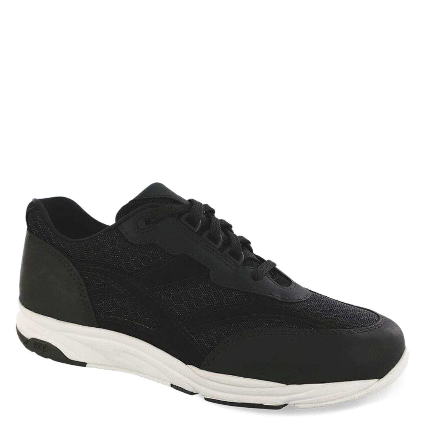 Peltz Shoes Women's SAS Tour Mesh Sneaker BLACK / WHITE TOUR MESH-NOVA
