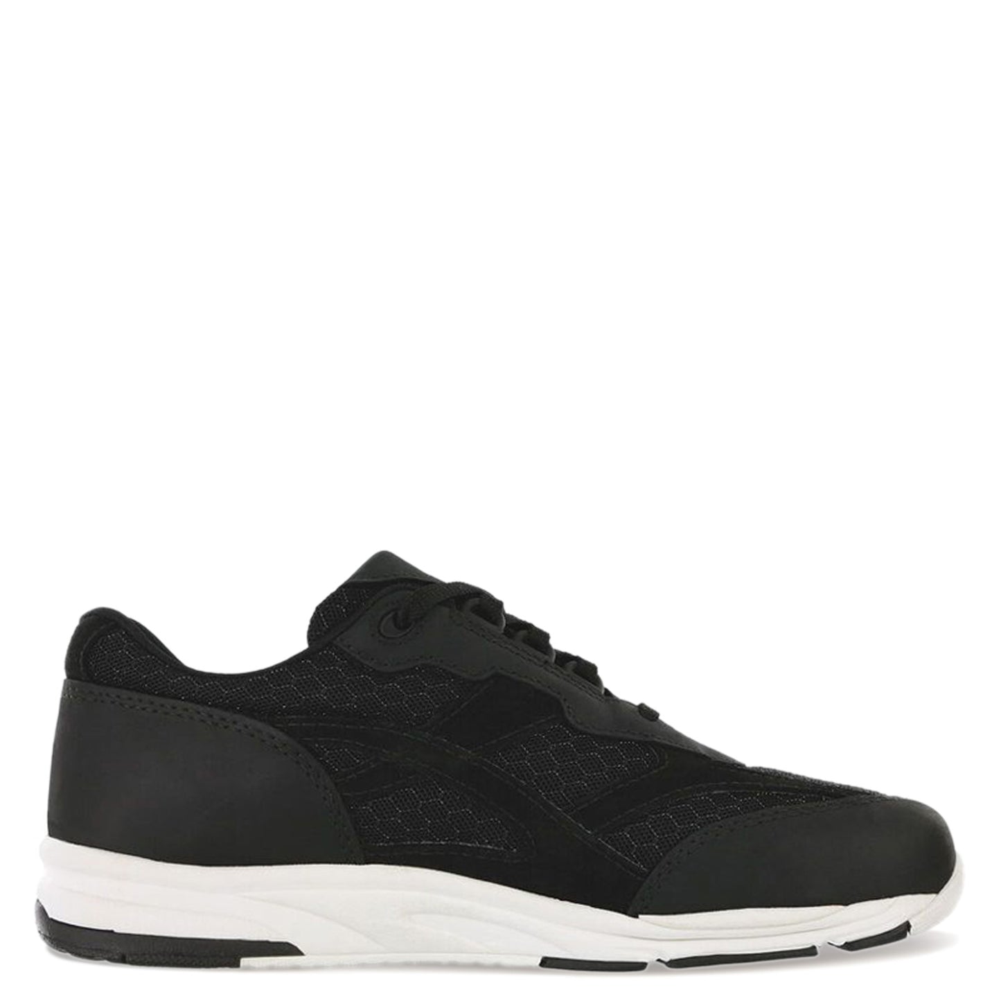 Peltz Shoes Women's SAS Tour Mesh Sneaker BLACK / WHITE TOUR MESH-NOVA