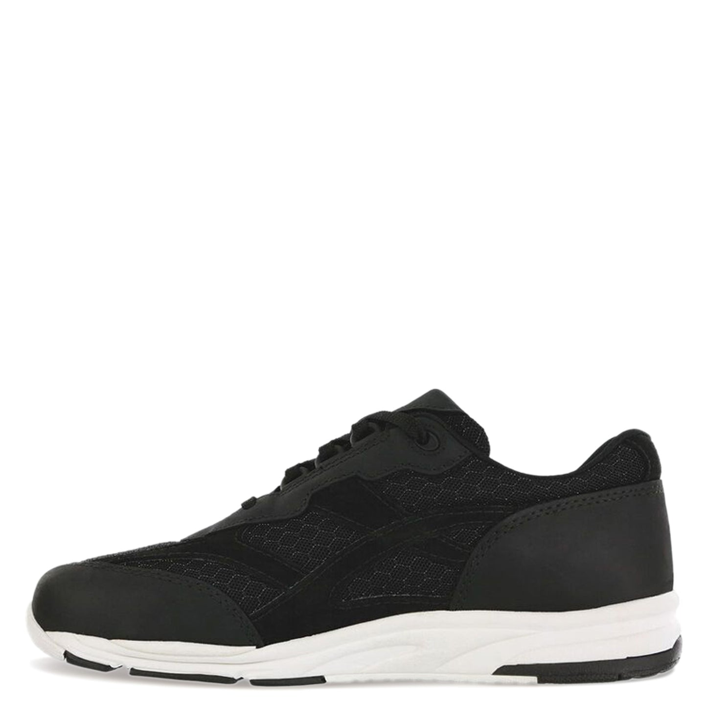 Peltz Shoes Women's SAS Tour Mesh Sneaker BLACK / WHITE TOUR MESH-NOVA