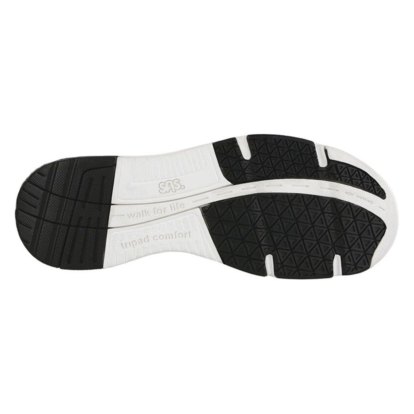 Peltz Shoes Women's SAS Tour Mesh Sneaker BLACK / WHITE TOUR MESH-NOVA