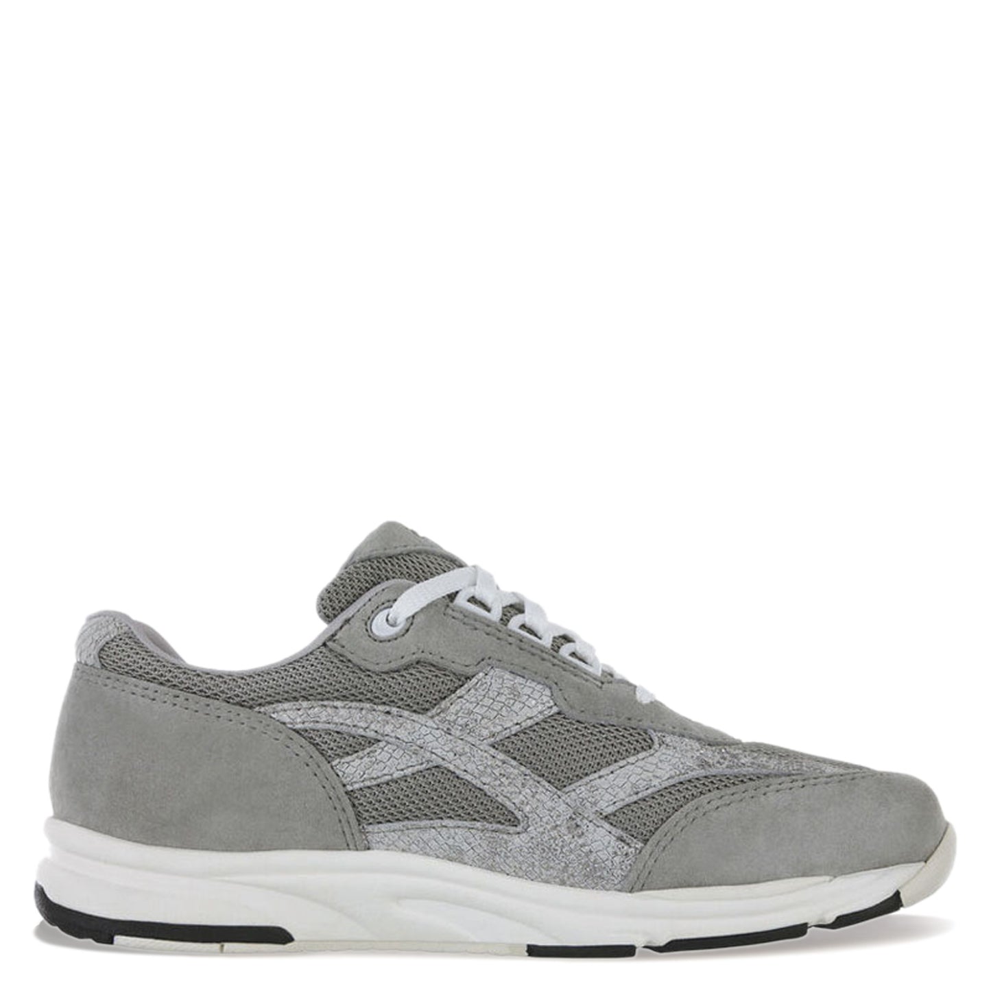 Peltz Shoes Women's SAS Tour Mesh Sneaker GREY SILVER TOUR MESH-PLATA