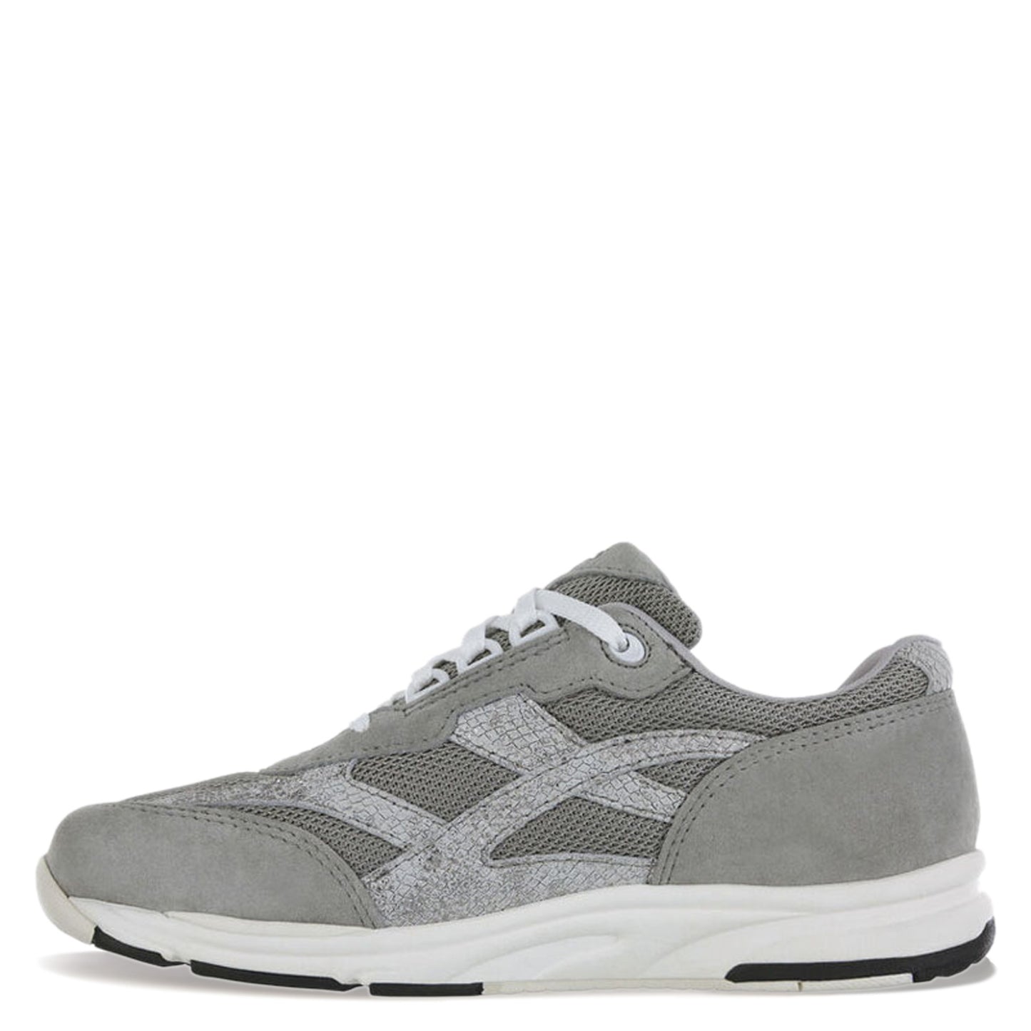 Peltz Shoes Women's SAS Tour Mesh Sneaker GREY SILVER TOUR MESH-PLATA