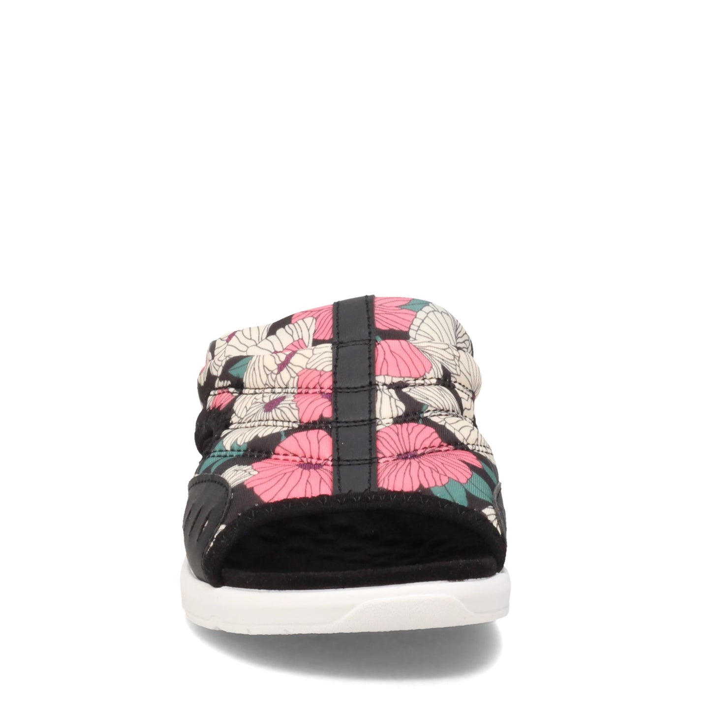Peltz Shoes Women's Easy Spirit Traciee 2 Sandal BLACK ROSE TRACIEE2-BLK16