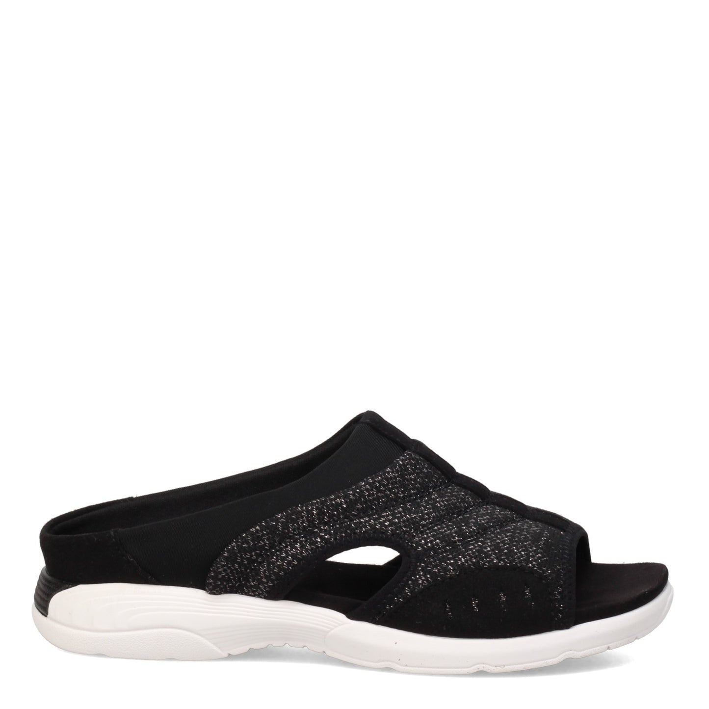 Peltz Shoes Women's Easy Spirit Traciee2 Sandal BLACK SPARKLE TRACIEE2-BLK17