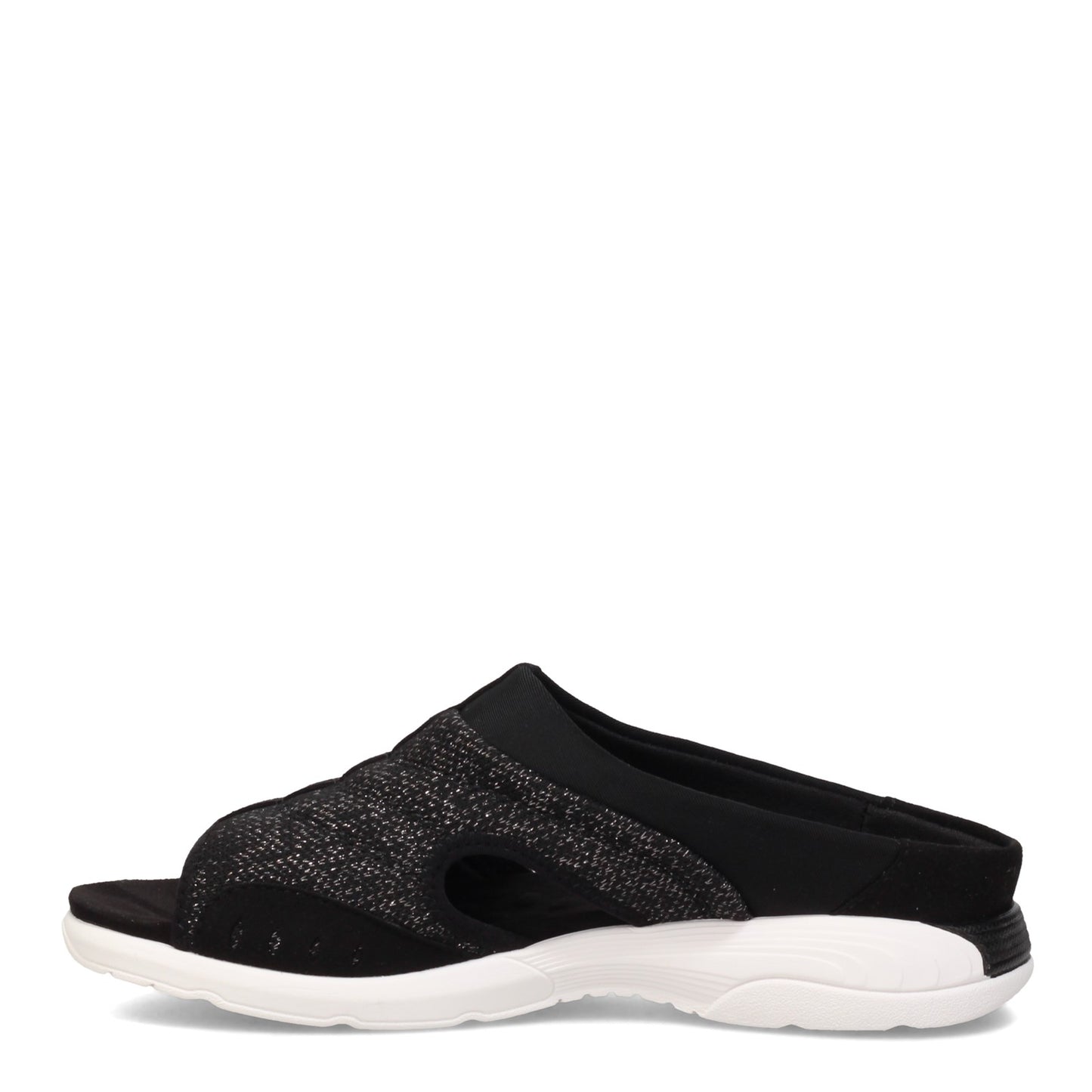 Peltz Shoes Women's Easy Spirit Traciee2 Sandal BLACK SPARKLE TRACIEE2-BLK17