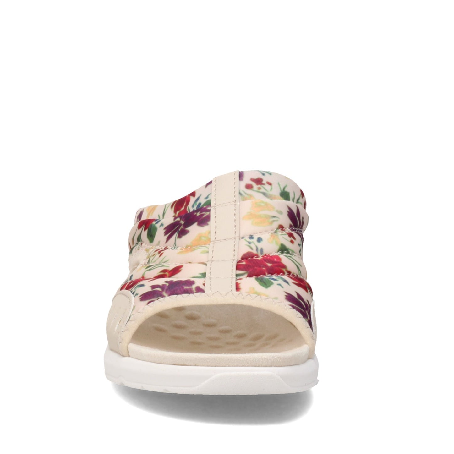 Peltz Shoes Women's Easy Spirit Traciee2 Sandal NATURAL FLORAL TRACIEE2-LNA06