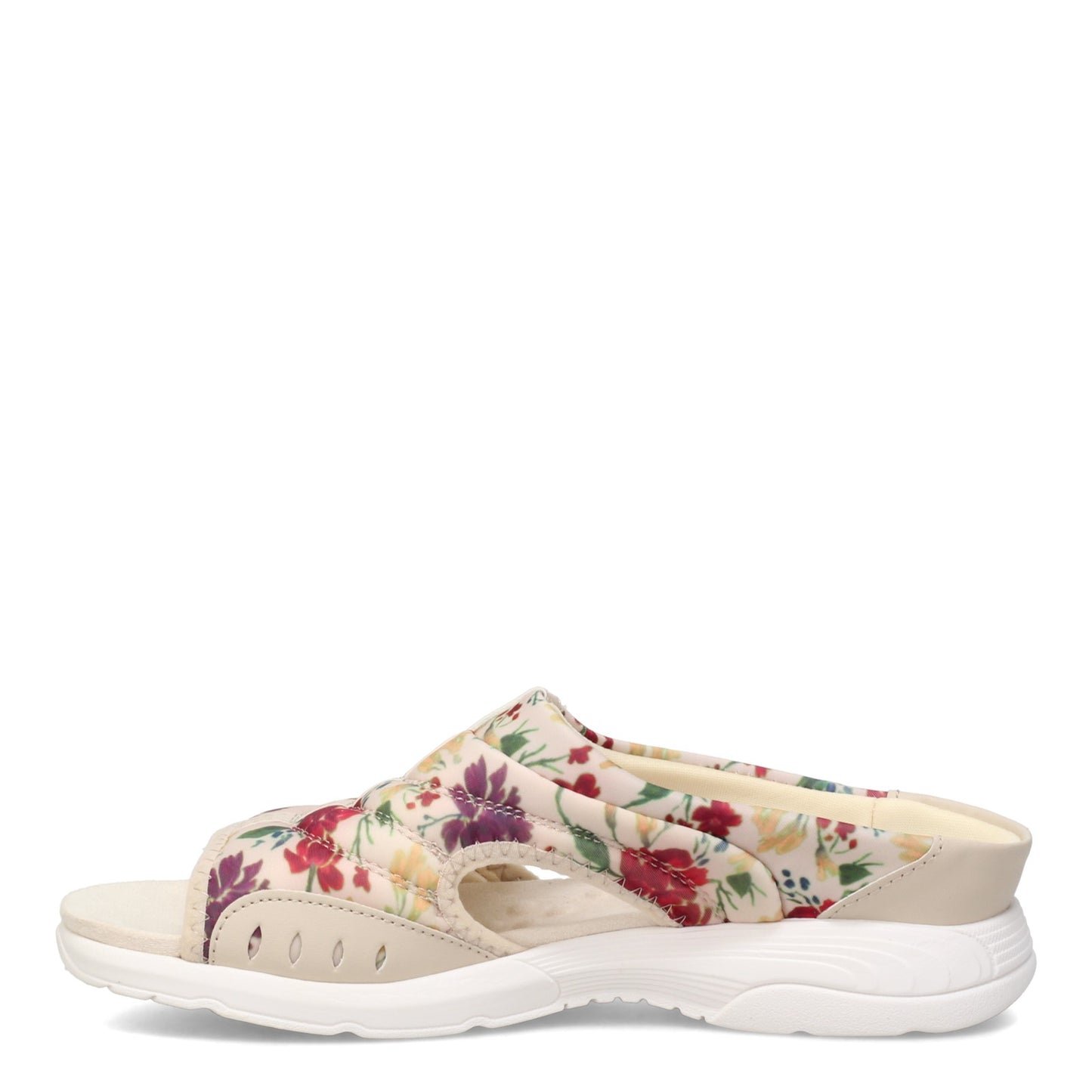 Peltz Shoes Women's Easy Spirit Traciee2 Sandal NATURAL FLORAL TRACIEE2-LNA06
