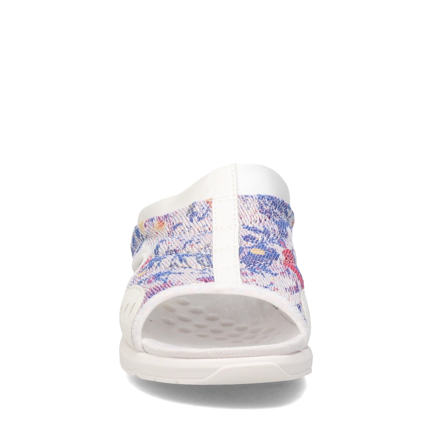 Peltz Shoes Women's Easy Spirit Traciee2 Sandal WHITE / PURPLE TRACIEE2-WHI15