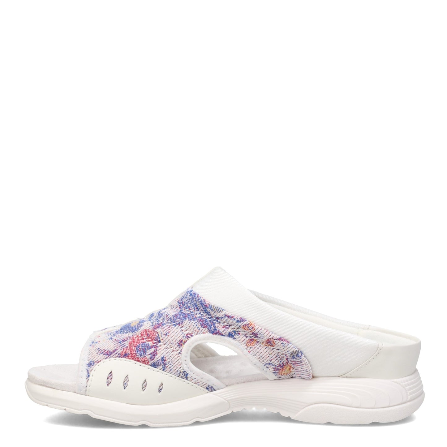 Peltz Shoes Women's Easy Spirit Traciee2 Sandal WHITE / PURPLE TRACIEE2-WHI15