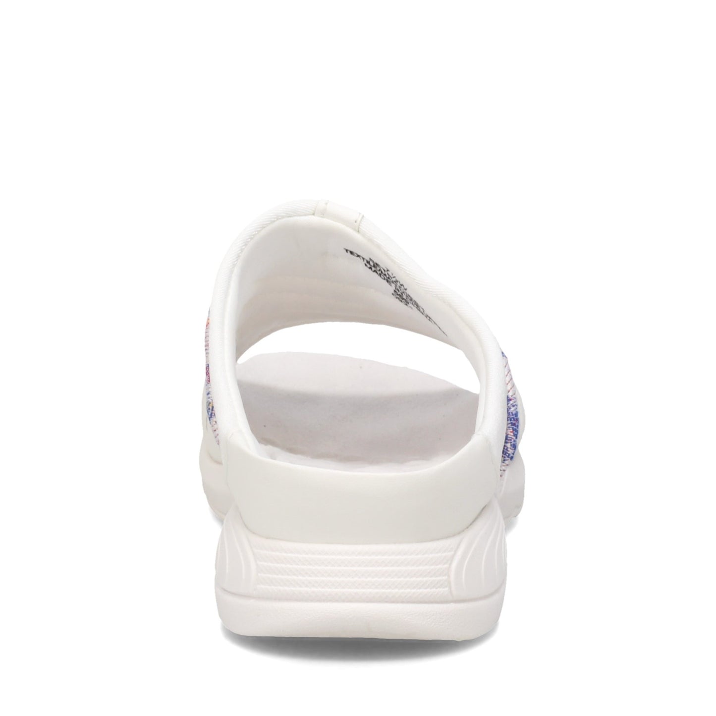Peltz Shoes Women's Easy Spirit Traciee2 Sandal WHITE / PURPLE TRACIEE2-WHI15