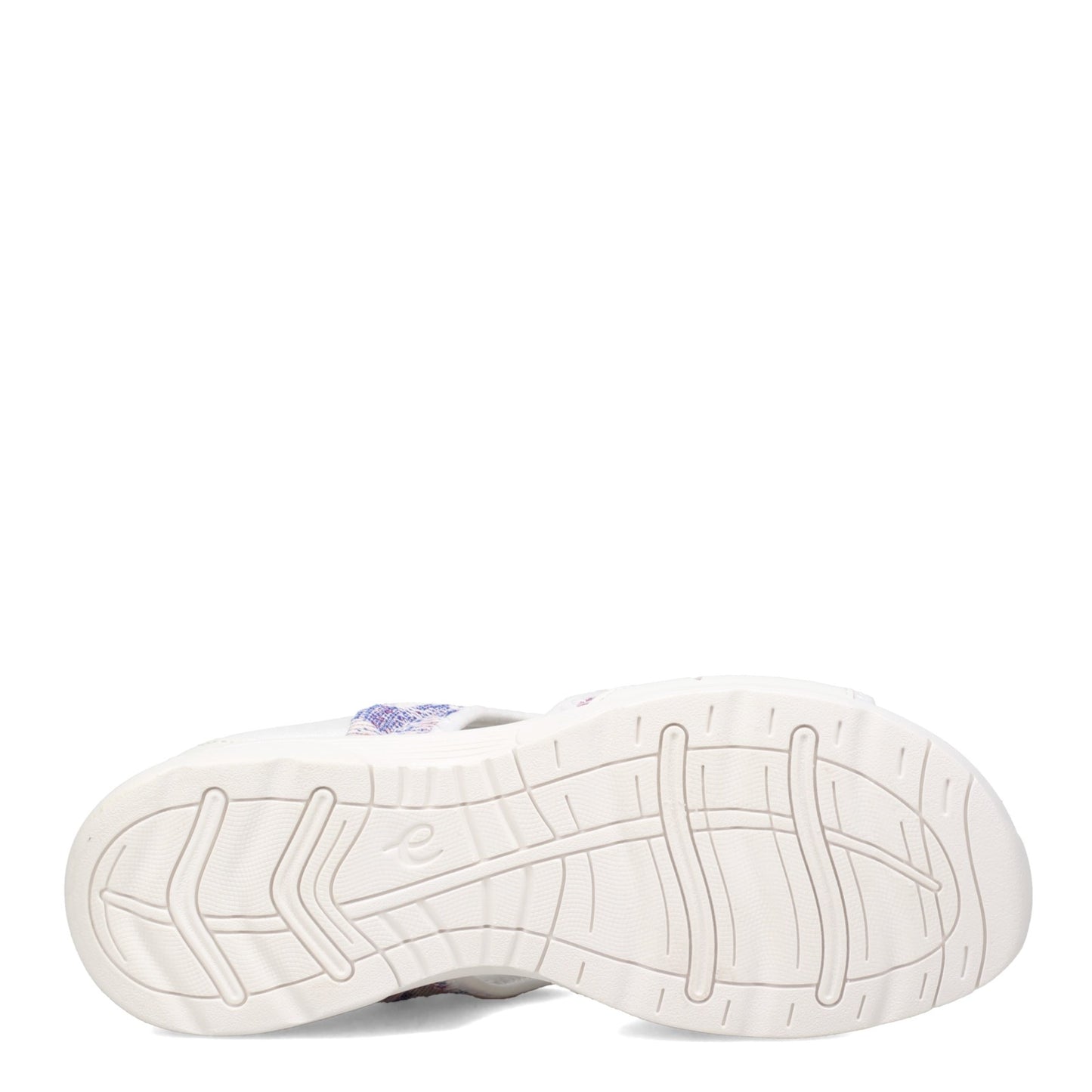 Peltz Shoes Women's Easy Spirit Traciee2 Sandal WHITE / PURPLE TRACIEE2-WHI15