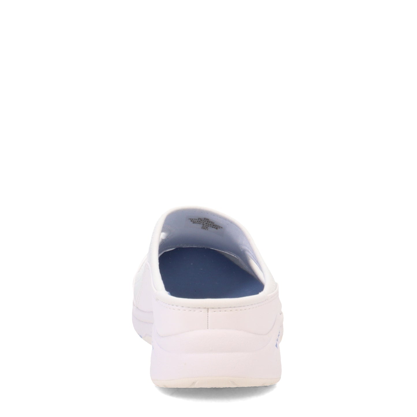 Peltz Shoes Women's Easy Spirit Traver 2 Slip-On Sneaker WHITE BLUE TRAVER2-140