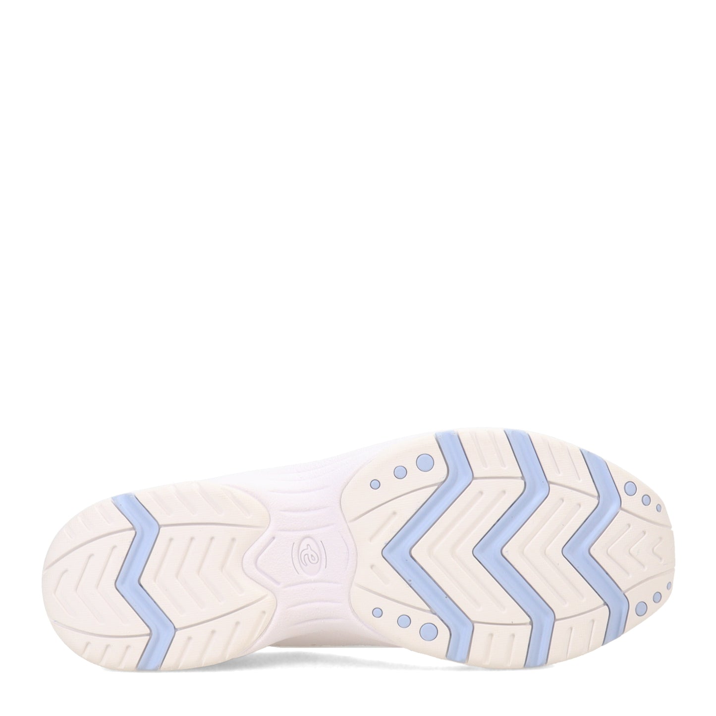 Peltz Shoes Women's Easy Spirit Traver 2 Slip-On Sneaker WHITE BLUE TRAVER2-140