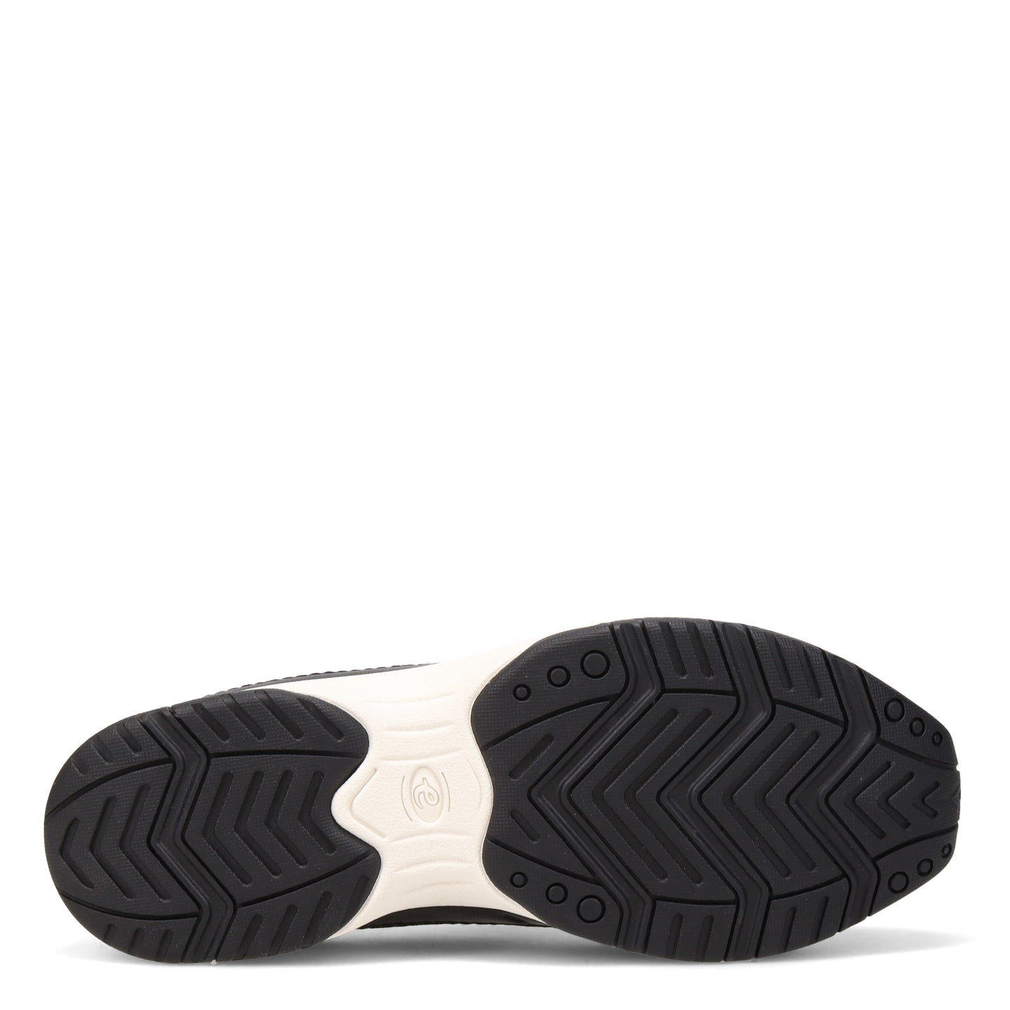 Peltz Shoes Women's Easy Spirit Traveltime Classic Clog BLACK CREAM TRAVTIME575-001