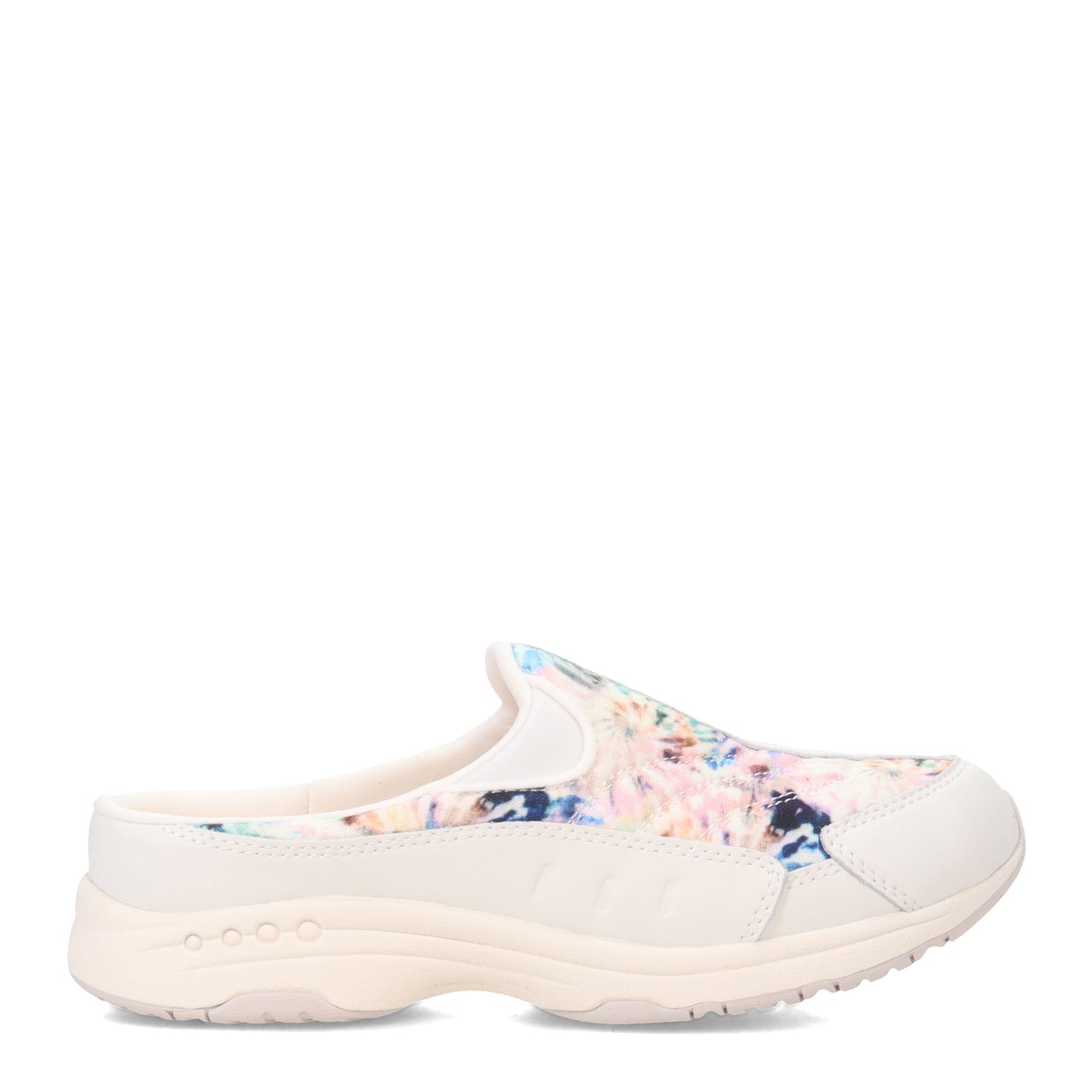 Peltz Shoes Women's Easy Spirit Traveltime Clog OFF WHITE MULTI TRAVTIME592-140
