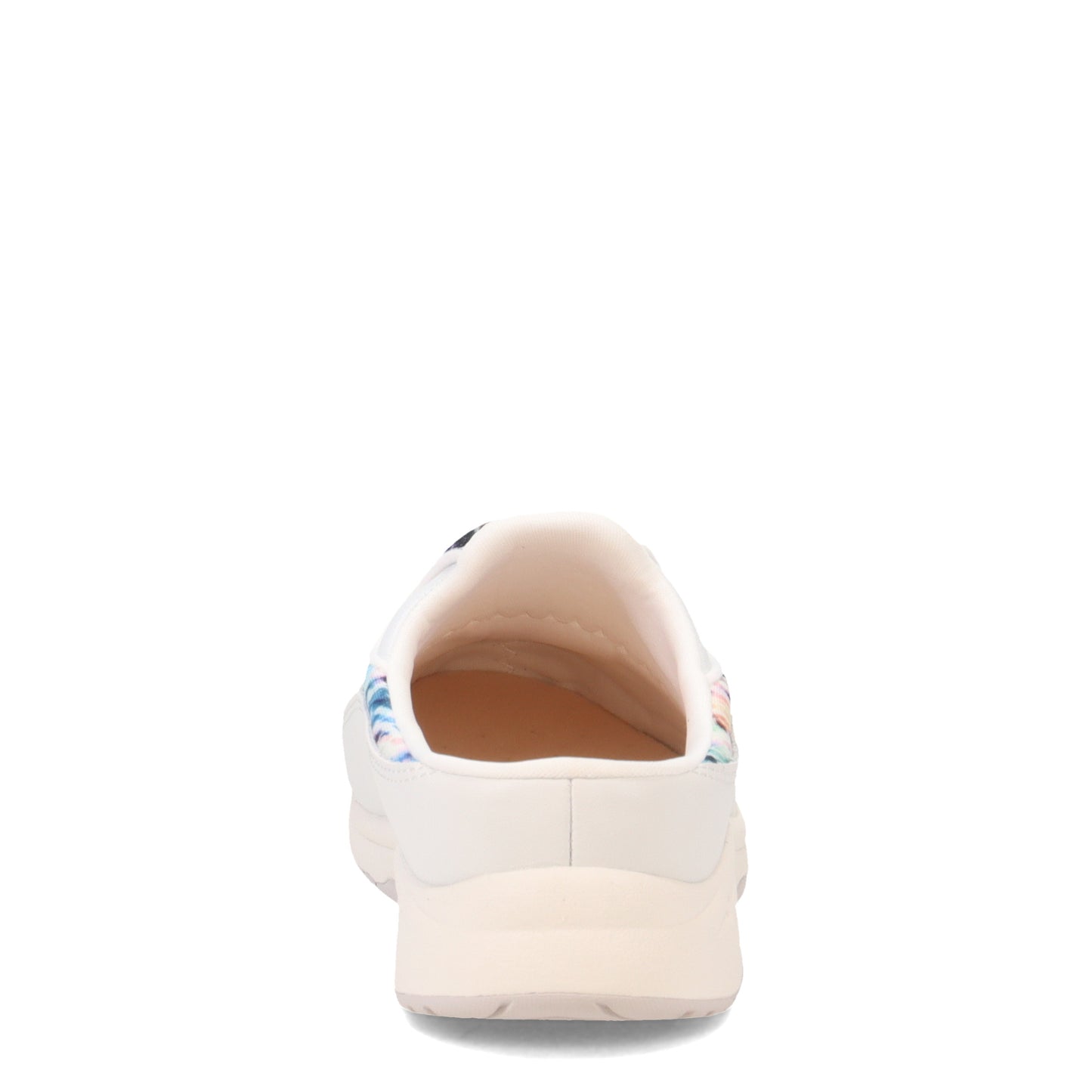 Peltz Shoes Women's Easy Spirit Traveltime Clog OFF WHITE MULTI TRAVTIME592-140