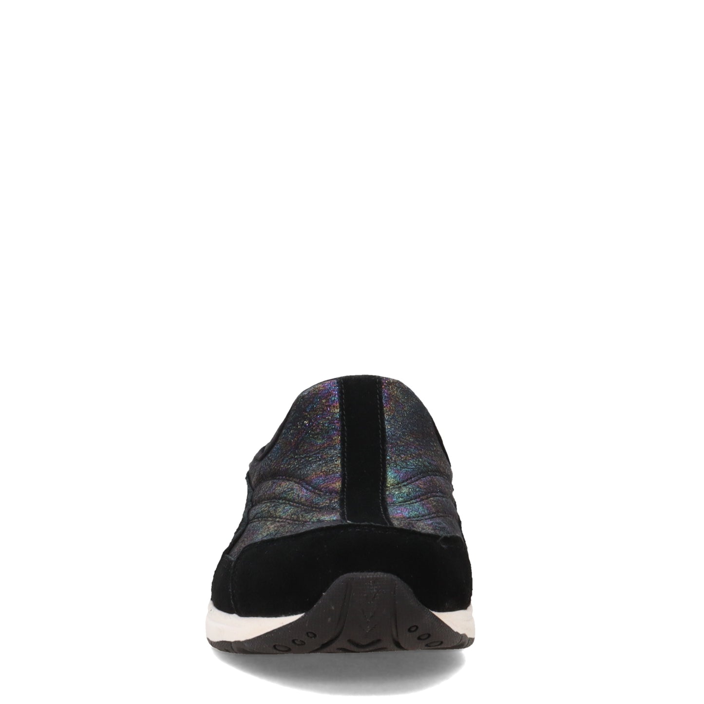 Peltz Shoes Women's Easy Spirit Traveltime Classic Clog BLACK IRIDESCENT TRAVTIME612-001