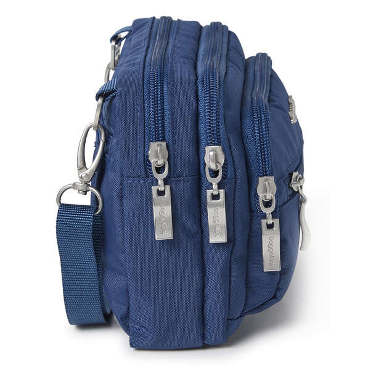 Peltz Shoes Baggallini Triple Zip Mini Crossbody PACIFIC TRZ419-PACIFIC