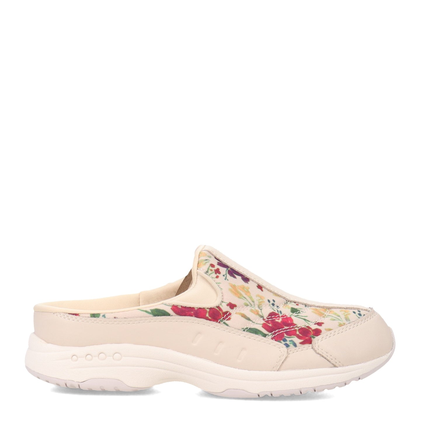 Peltz Shoes Women's Easy Spirit Traveltime Clog NATURAL FLORAL TTIME585-110