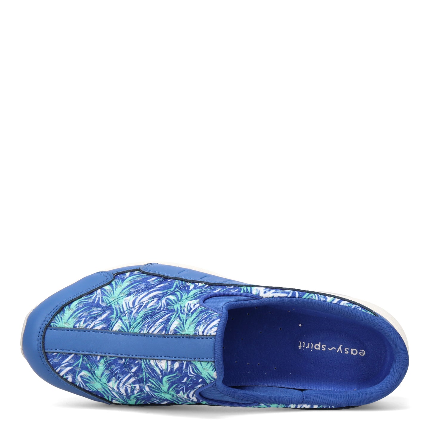 Peltz Shoes Women's Easy Spirit Traveltime Classic Clog BLUE GREEN TTIME591-420