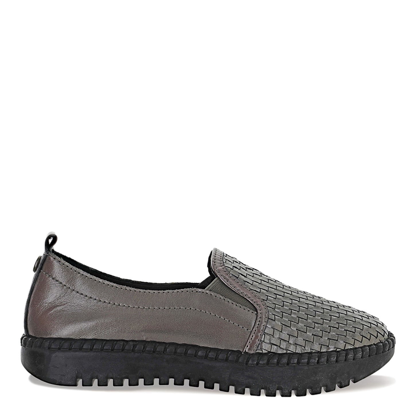 Peltz Shoes Women's Bernie Mev TW114 Slip-On GUNMETAL TW114-GUNMET