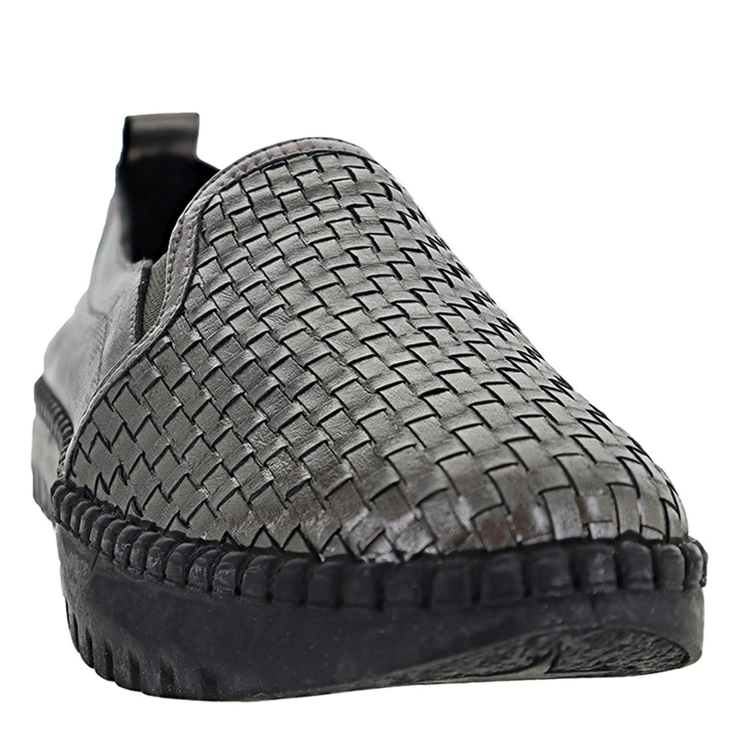 Peltz Shoes Women's Bernie Mev TW114 Slip-On GUNMETAL TW114-GUNMET